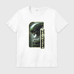 Мужская футболка Зелёный ксеноморф