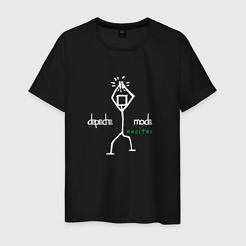 Мужская футболка Depeche Mode - Exciter merch / Черный – фото 1