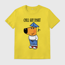 Мужская футболка Chill guy smart