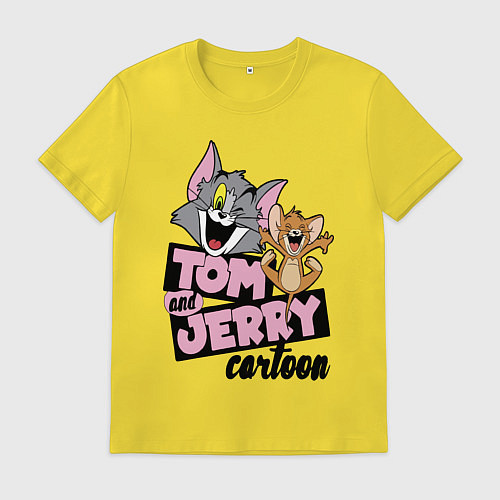 Мужская футболка Tom and Jerry / Желтый – фото 1