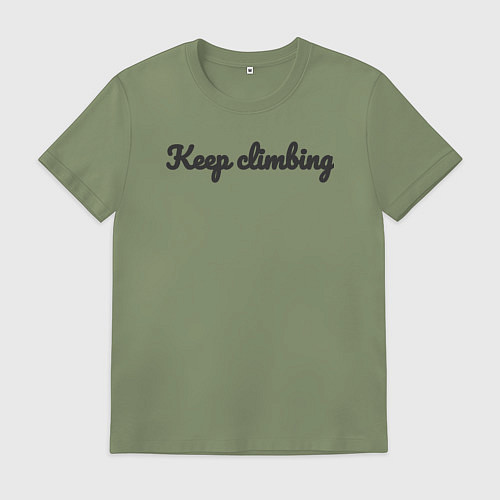 Мужская футболка Безумный горный / Авокадо – фото 1