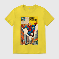 Мужская футболка Spider-Trump superhero