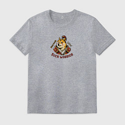 Мужская футболка Сиба ину воин варвар