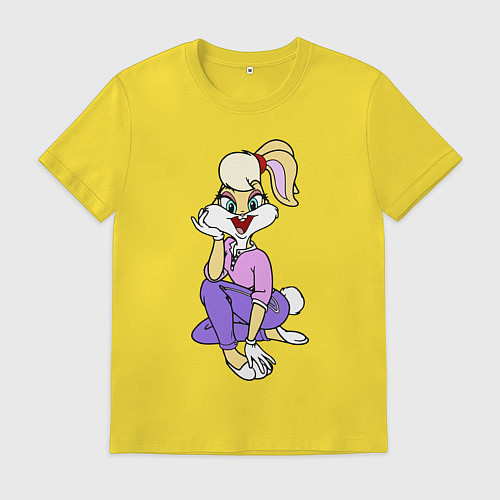 Мужская футболка Lola Bunny / Желтый – фото 1