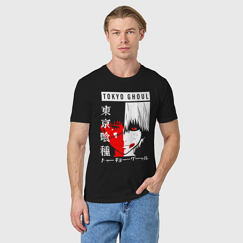 Мужская футболка Токийский Гуль 1000-7 / Черный – фото 3