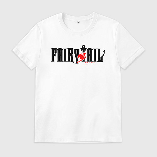 Мужская футболка Аниме - хвост феи / Белый – фото 1