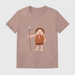 Мужская футболка Пещерный человек