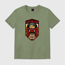 Футболка хлопковая мужская Dredd, цвет: авокадо