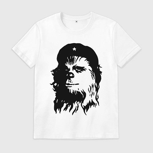 Мужская футболка Star wars - Chewie Guevara / Белый – фото 1