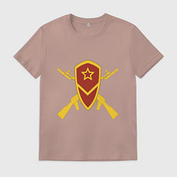 Мужская футболка Мотострелковые войска: эмблема со щитом