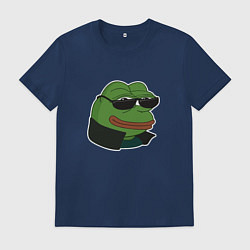 Мужская футболка Пепе крутой в очках