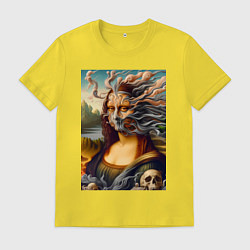 Мужская футболка Mona Lisa smoke - surrealism