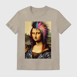 Мужская футболка Mona Lisa - punks not dead