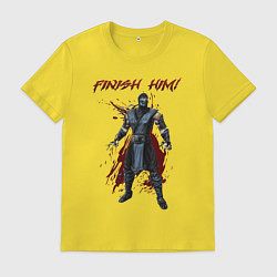 Мужская футболка Finish him Sub-Zero Mortal Kombat