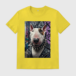 Мужская футболка Морда крутого бультерьера