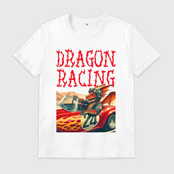 Мужская футболка Dragon cool racer - ai art