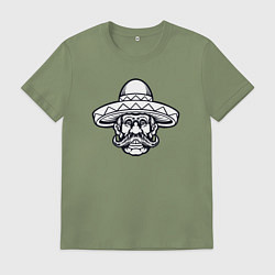 Мужская футболка Усатый мексиканец