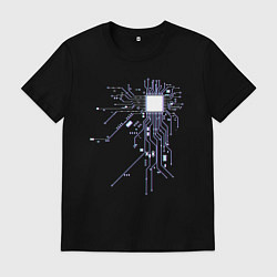 Мужская футболка Сердце хакера