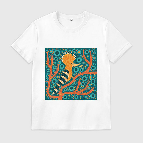 Мужская футболка Удод / Белый – фото 1