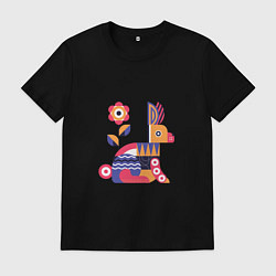 Мужская футболка Абстрактный заяц