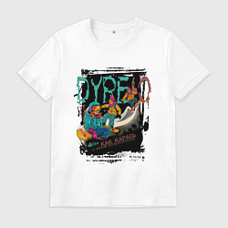 Мужская футболка Дурею от сноуборда, как карась от прикормки