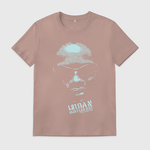 Мужская футболка Urban Hustler / Пыльно-розовый – фото 1