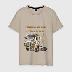 Мужская футболка Мерседес дальнобойщик