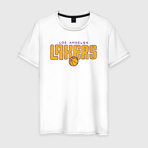 Мужская футболка Team Los Angeles Lakers / Белый – фото 1