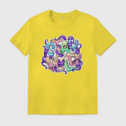 Мужская футболка Леттеринг с монстриками