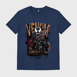 Мужская футболка Веном черный симбиот