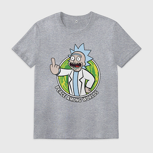 Мужская футболка Vault Rick / Меланж – фото 1