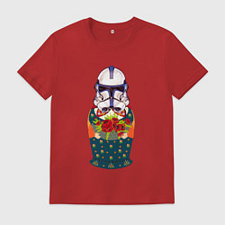 Мужская футболка Матрешка в шлеме штурмовика звездные войны