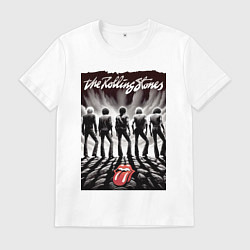 Мужская футболка Молодые Роллинги со спины - восход солнца