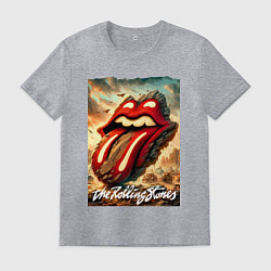 Мужская футболка Rolling Stones - logo transformation