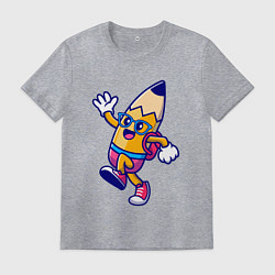 Мужская футболка Карандаш ученик