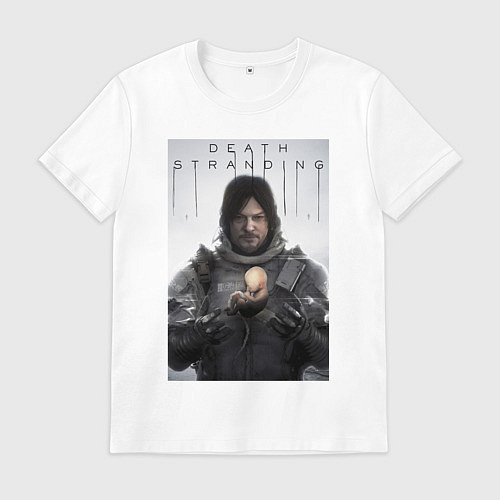 Мужская футболка Death Stranding - Norman Reedus / Белый – фото 1
