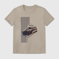 Мужская футболка Спорткар для уличной гонки