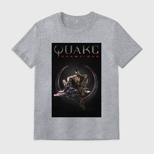 Мужская футболка Quake champions Anarki / Меланж – фото 1