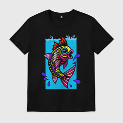 Мужская футболка Рыбка в воде