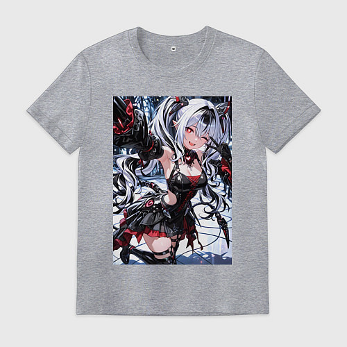 Мужская футболка Jetavie Punishing Gray Raven / Меланж – фото 1