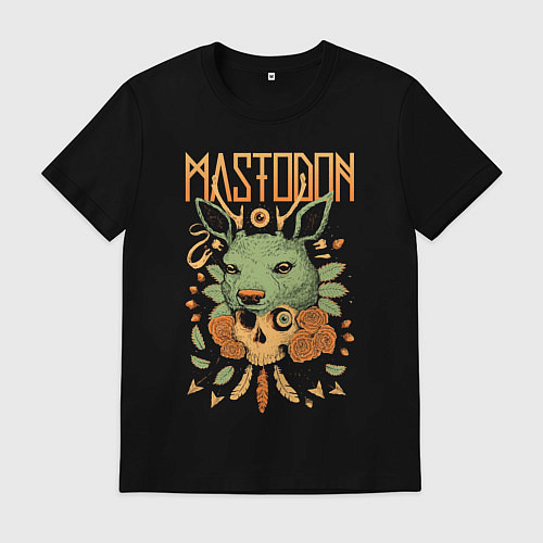 Мужская футболка Mastodon - Skull / Черный – фото 1