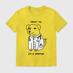 Мужская футболка Поверь мне, я доктор
