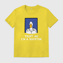 Мужская футболка Доктор утка