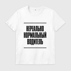 Мужская футболка Нереально нормальный водитель