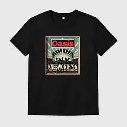 Футболка хлопковая мужская Oasis 96, цвет: черный