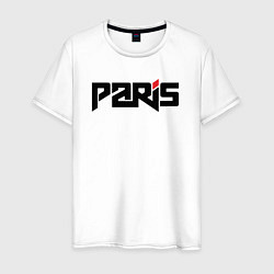 Футболка хлопковая мужская City Paris, цвет: белый