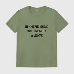 Мужская футболка Примерно около это сколько