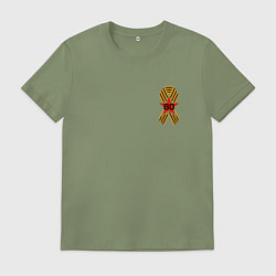 Мужская футболка Значок 80 лет победы