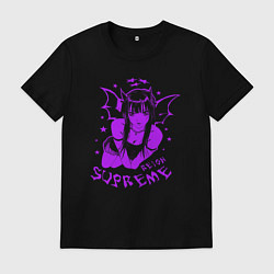Футболка хлопковая мужская Reign supreme, цвет: черный