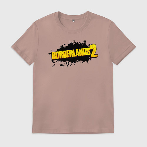 Мужская футболка Borderlands 2 / Пыльно-розовый – фото 1